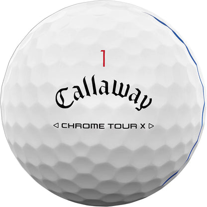12 Callaway Firm Mix golf balls, used, assorted models, in great condition, ideal for practice or performance.
