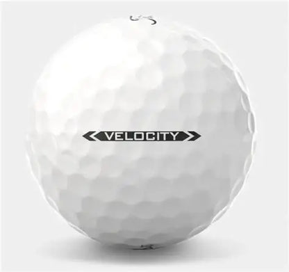 12 Titleist Velocity Golf Balls, premium recycled golf balls in excellent condition