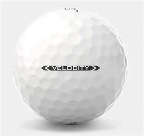 12 Titleist Velocity Golf Balls, premium recycled golf balls in excellent condition