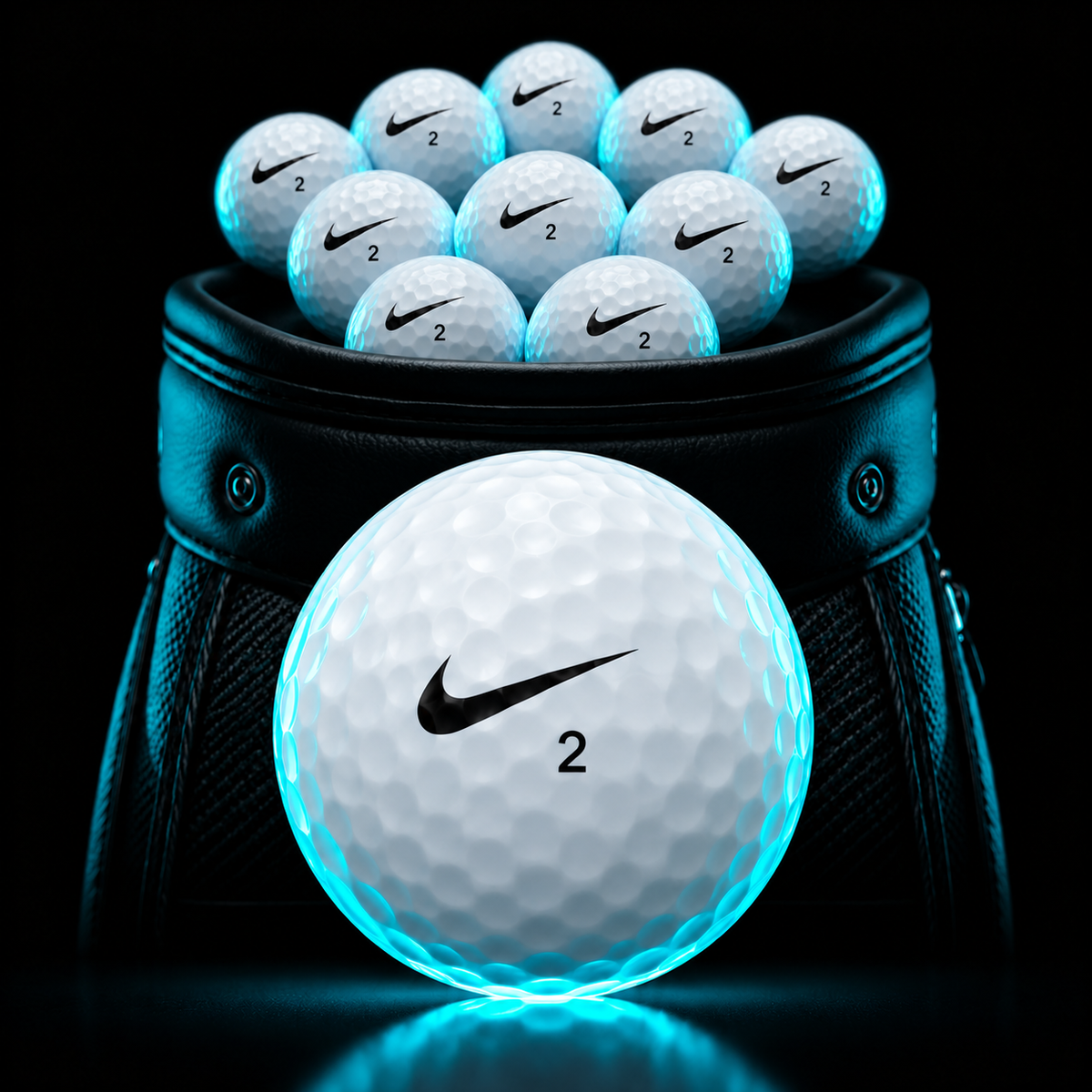 12 Nike golf balls